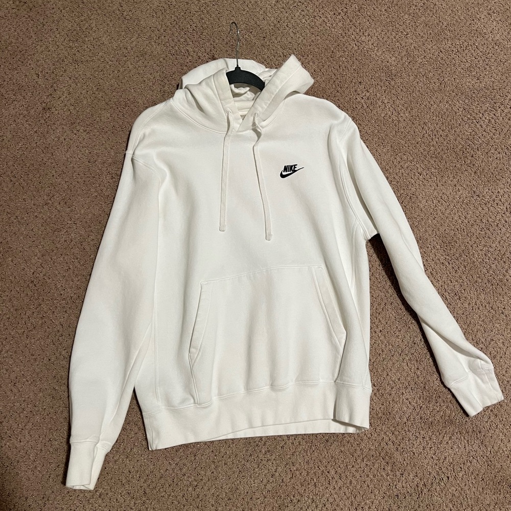 Nike white hoodie